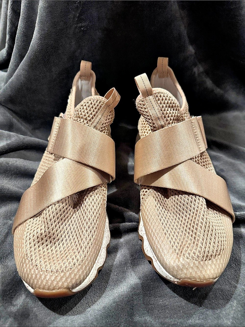 Sorel Kinetic Impact II Lace Sandals Beige US 8